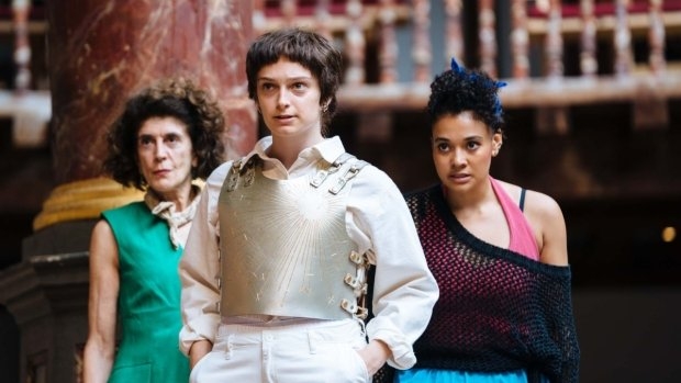 Anna Savva, Isobel Thom and Natasha Cottriall in I, Joan