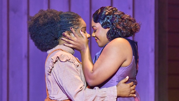 Me&#39;sha Bryan and Bree Smith in The Color Purple