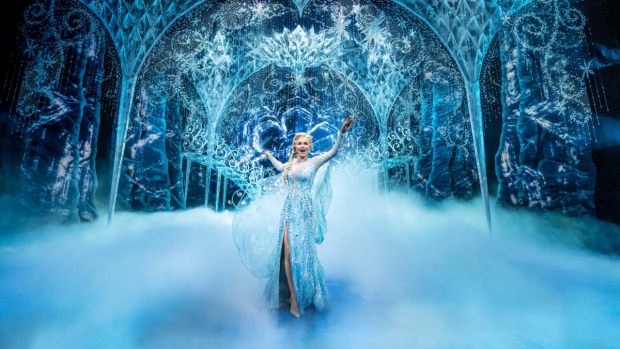 Samantha Barks as Elsa in Frozen in the West End