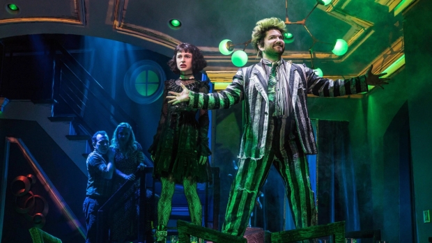 The Broadway production of Beetlejuice