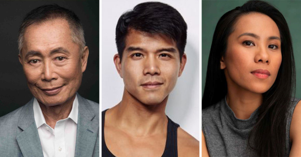 George Takei, Telly Leung and Aynrand Ferrer