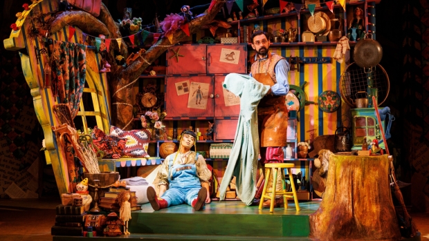 Peyvand Sadeghian and Tom Kanji in Pinocchio