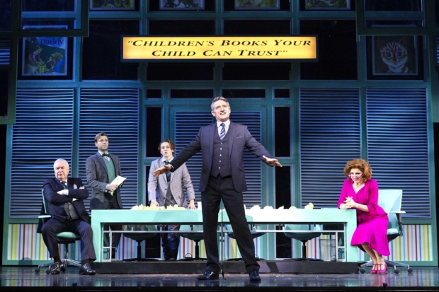 Tom Chambers and the cast of Elf The Musical