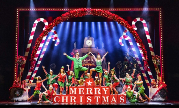 The cast of Elf The Musical