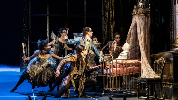 Kayla Collymore, Shoko Ito, Christopher Thomas, Dominic North, Kurumi Kamayachi and Enrique Ngbokota in Matthew Bourne&#39;s Sleeping Beauty