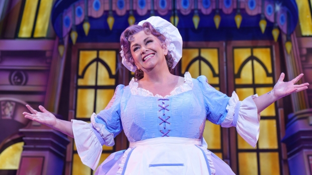 Dawn French in Jack and the Beanstalk at The London Palladium