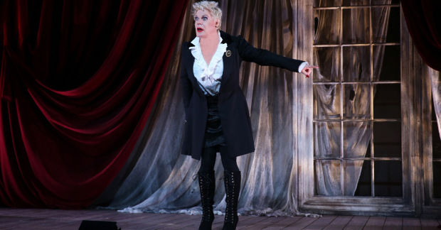 Eddie Izzard stars in her solo performance of Charles Dickens&#39;s Great Expectations, directed by Selina Cadell, at the Greenwich House Theater