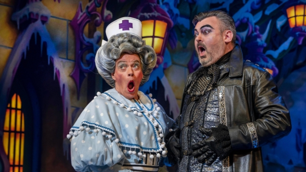Allan Stewart and Grant Stott in Snow White and the Seven Dwarves