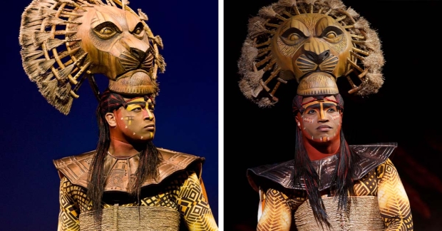 Shaun Escoffery and L Steven Taylor in Disney's The Lion King