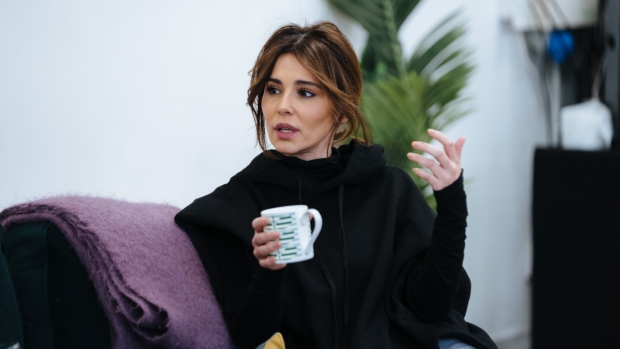 Cheryl in rehearsals for 2:22 A Ghost Story