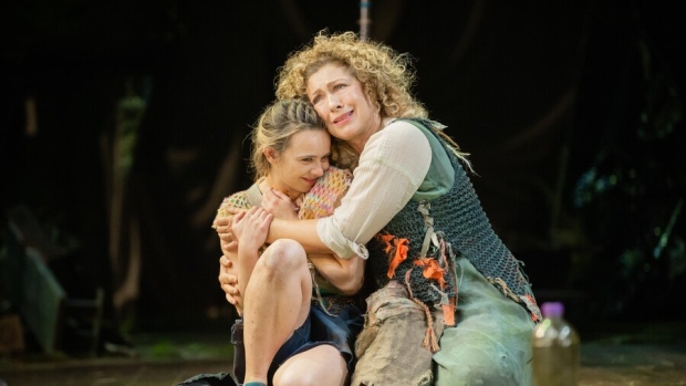 Jessica Rhodes and Alex Kingston in The Tempest