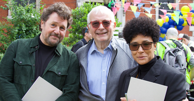 The three judges from the 2022 West End Flea Market event