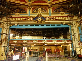 The Brighton Hippodrome has the highest risk value of six, and is threatened by cinema conversion