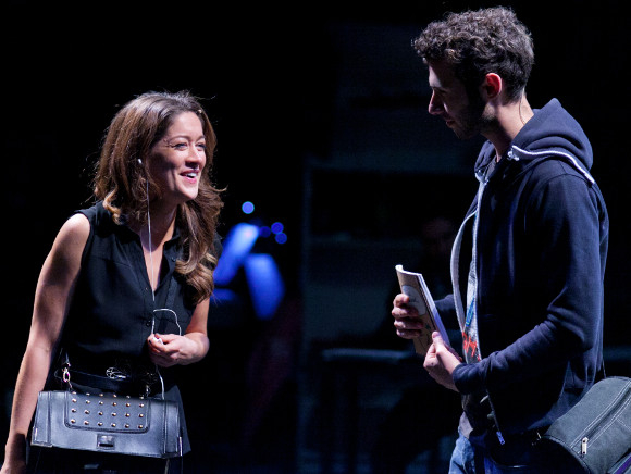 Julie Atherton (Carrie) and Andy Coxon (Oliver) in Another Way