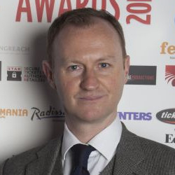 Mark Gatiss at the 2012 WhatsOnStage Awards