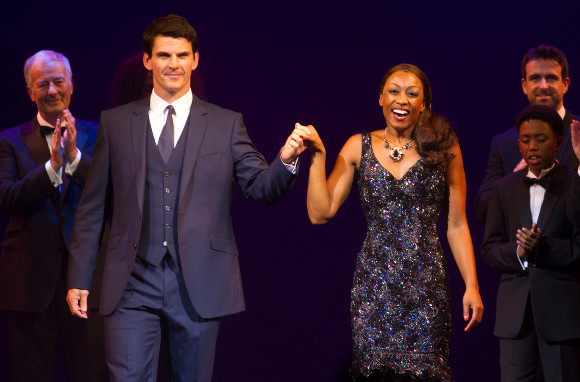 Tristan Gemmill and Beverley Knight during the curtain call