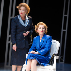 Stella Gonet and Fenella Woolgar in Handbagged