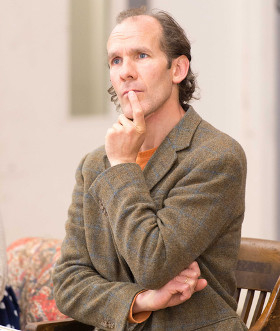 Simon Paisley Day in rehearsals for Raving