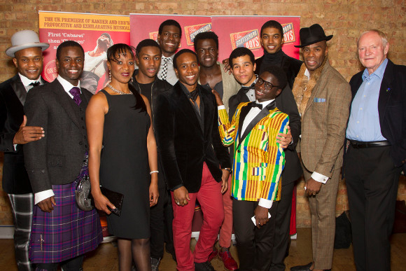 Members of the cast at the first night party
