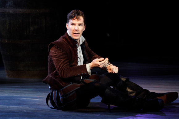Benedict Cumberbatch as Rosencrantz in Rosencrantz and Guildenstern Are Dead by Tom Stoppard (the play was first performed at the National Theatre in 1967 with John Stride and Edward Petherbridge in the title roles)