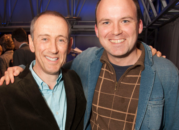 Nicholas Hytner and Rory Kinnear at the launch of LAMDA&#39;s Act Now! campaign