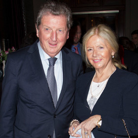 Roy Hodgson with his wife Sheila