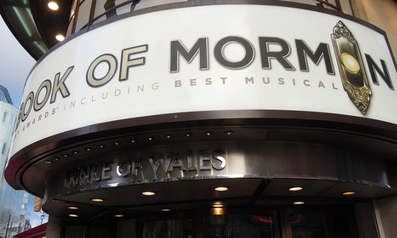 The Prince of Wales is currently home to The Book of Mormon