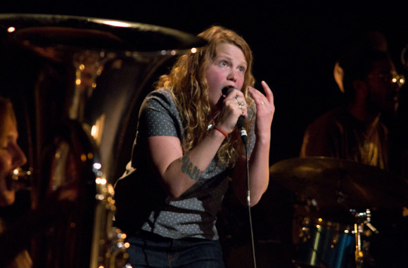 Kate Tempest performing Brand New Ancients