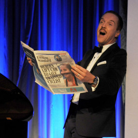 Damian Lewis hosting the Evening Standard Awards