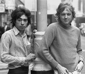 Lloyd Webber with early collaborator Tim Rice