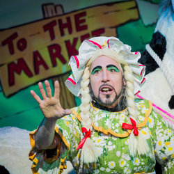 Andrew Fettes in Jack and The Beanstalk at the Lyceum Theatre, Sheffield.