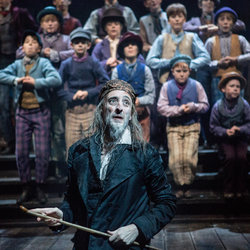 Tom Edden as Fagin in Sheffield Theatres&#39; Production of Oliver!
