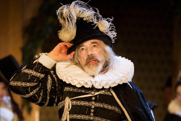 Roger Lloyd-Pack as Sir Andrew Aguecheek in Twelfth Night