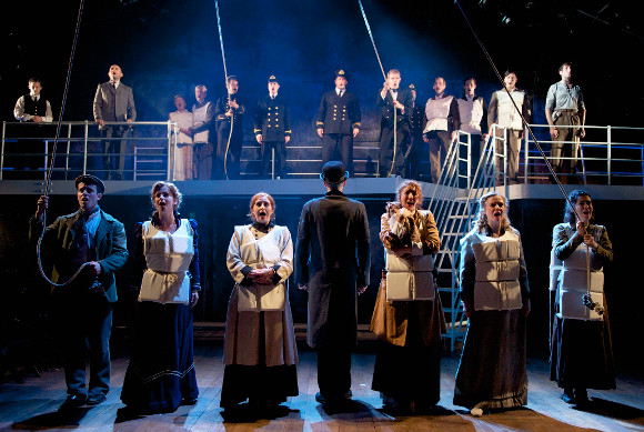 The cast of Titanic at Southwark Playhouse