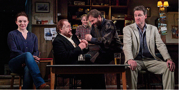 Good craic: The cast of The Weir at Wydham&#39;s Theatre
