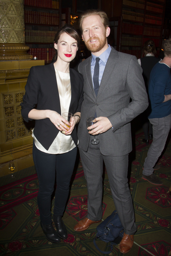 Jessica Raine and Tom Goodman-Hill attend the after party for the West End transfer of The Weir 
