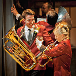 Brassed Off continues at the York Theatre Royal until 1 Mar 2014.
