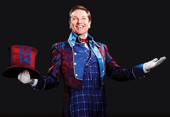 The greatest showman on earth: Brian Conley as Phineas T Barnum