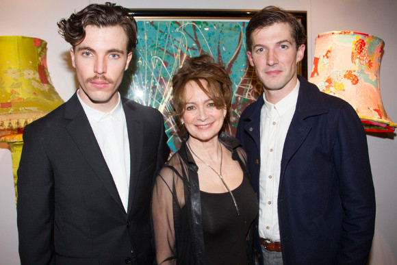 Cast members Tom Hughes, Francesca Annis and Gwilym Lee attend the 1st night party