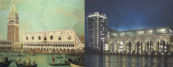 17th century Venice contrasted with Paynes and Borthwick Wharves