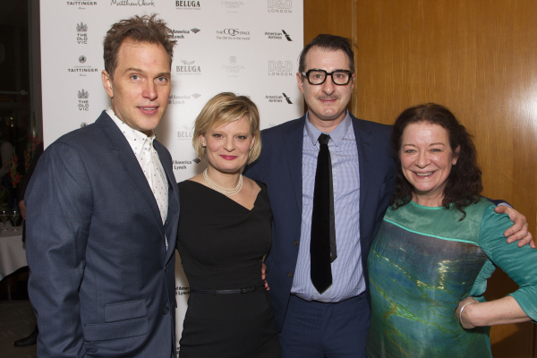 Daniel Lapaine (Trip Wyeth), Martha Plimpton (Brooke Wyeth), Jon Robin Baitz (Author) and Clare Higgins (Silda Grauman) 