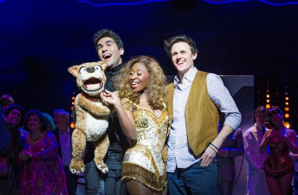 Simon Lipkin, Cynthia Erivo and Alan Morrissey