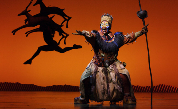 The Lion King tour boosted attendances