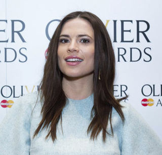 In contention: Hayley Atwell at the Olivier nominees lunch