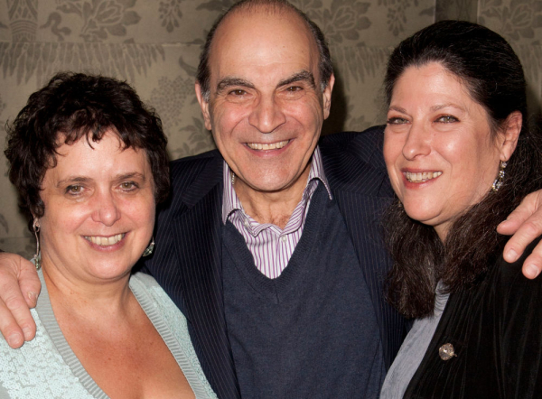David Suchet with producers Nica Burns and Kim Poster