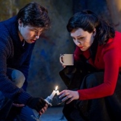 Sébastien Guèze as Rodolfo and Gabriela Iştoc as Mimì in La bohème (Opera North)