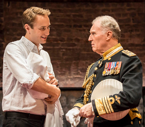 Oliver Chris and Tim Pigott-Smith in King Charles III at the Almeida