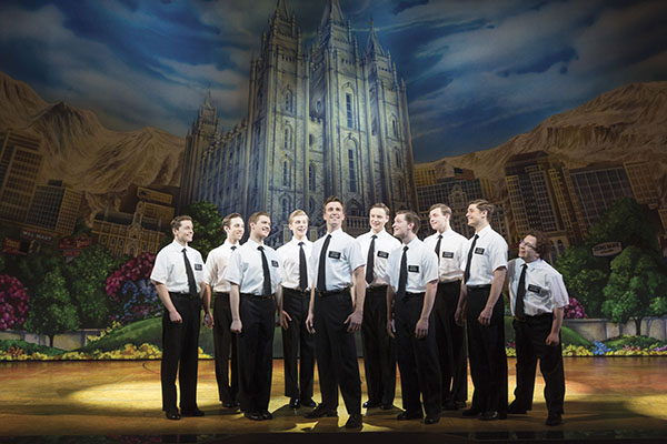 The cast of Book of Mormon