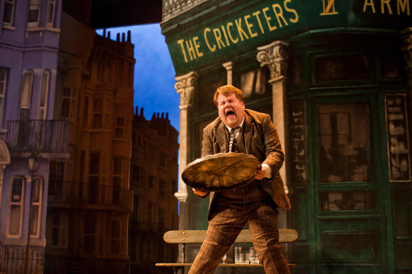 James Corden in the 2011 production of One Man, Two Guvnors at the Theatre Royal Haymarket