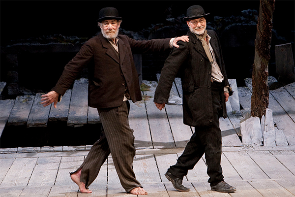Ian McKellan and Patrick Stewart in Waiting for Godot at the Theatre Royal Haymarket